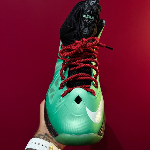 Lebron X “Cutting Jade” - sz 8 (No Box) - Picture 2 of 6